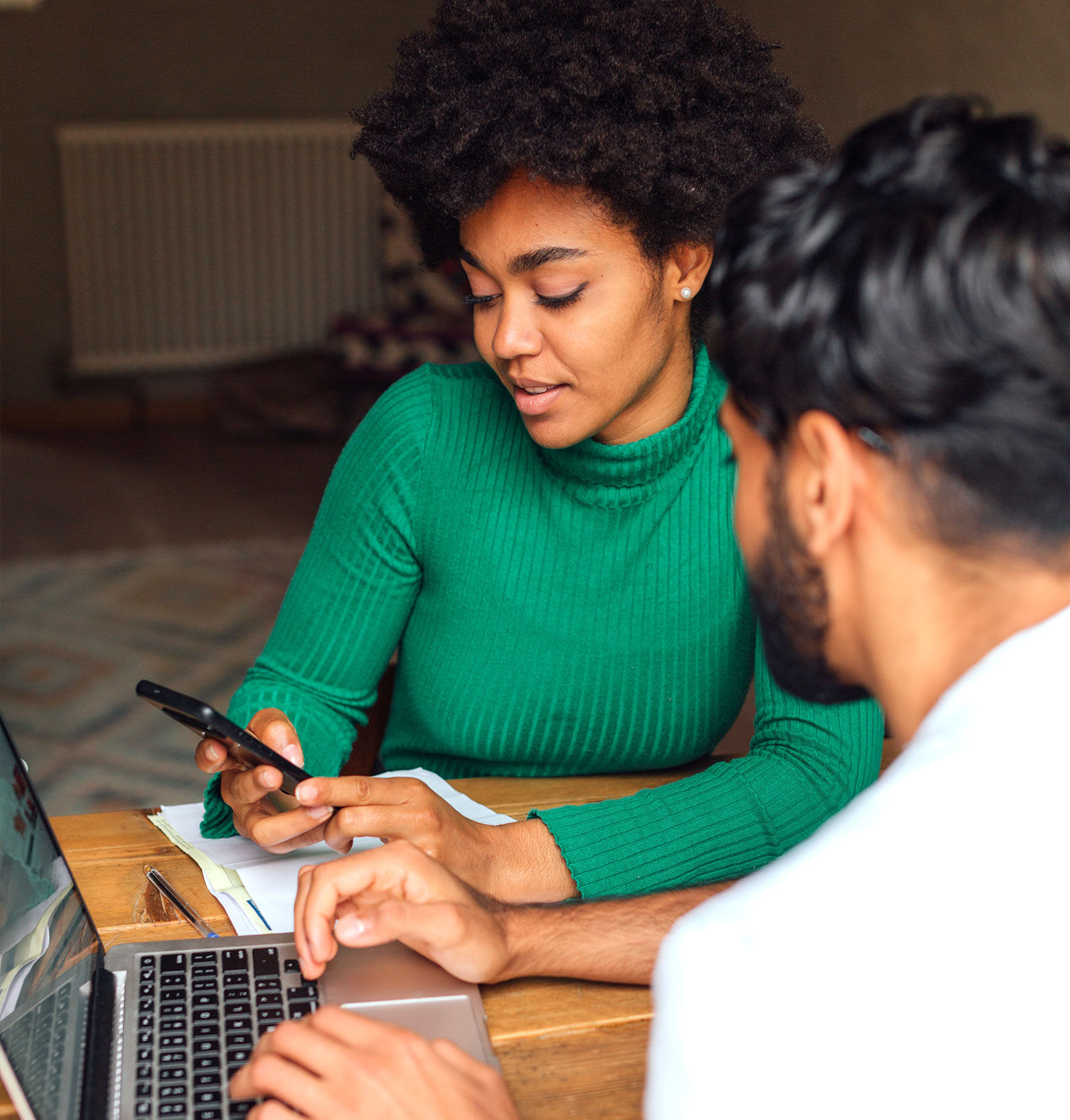 Couple Busy on Laptop Couple Busy on Laptop